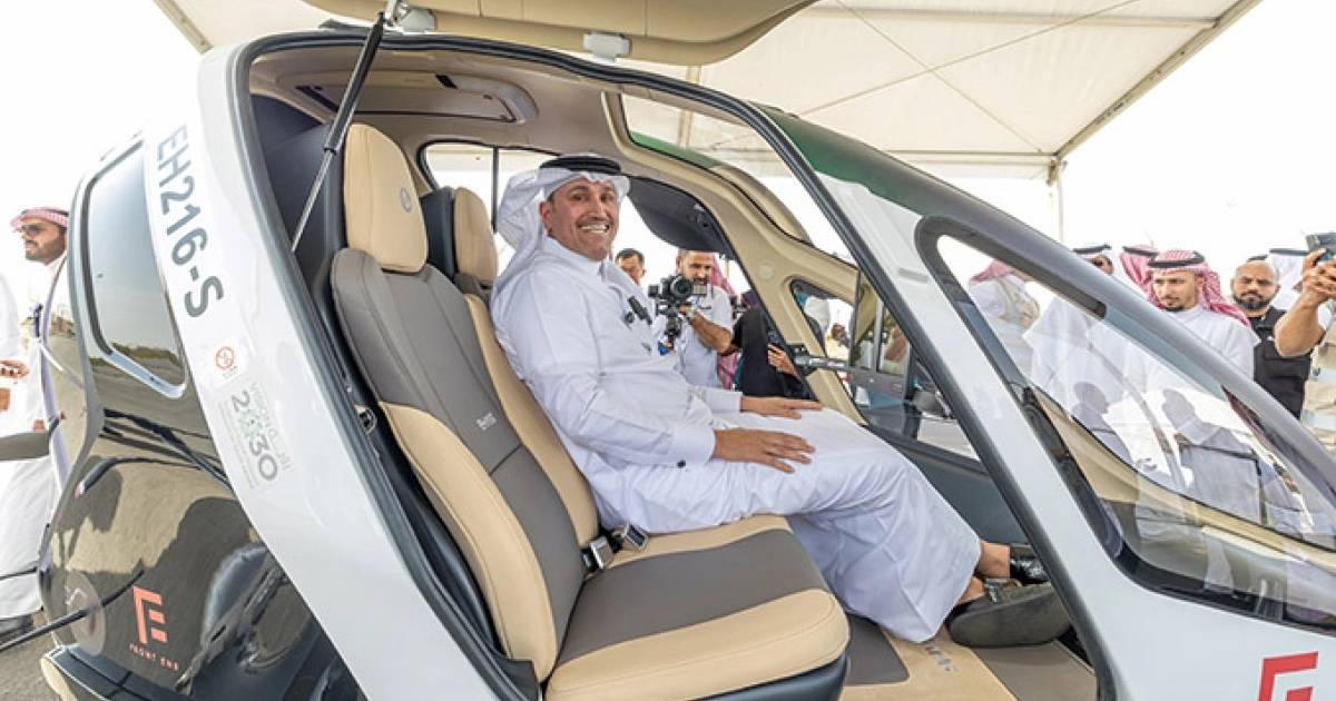Saudi Arabia set to lead charge in flying taxis 