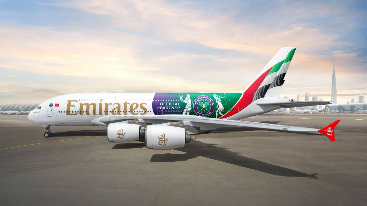 Emirates takes flight as official airline of Wimbledon