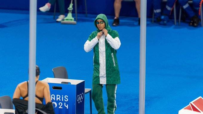 Mashael Alayed, first female Saudi swimmer makes history at Paris Olympics