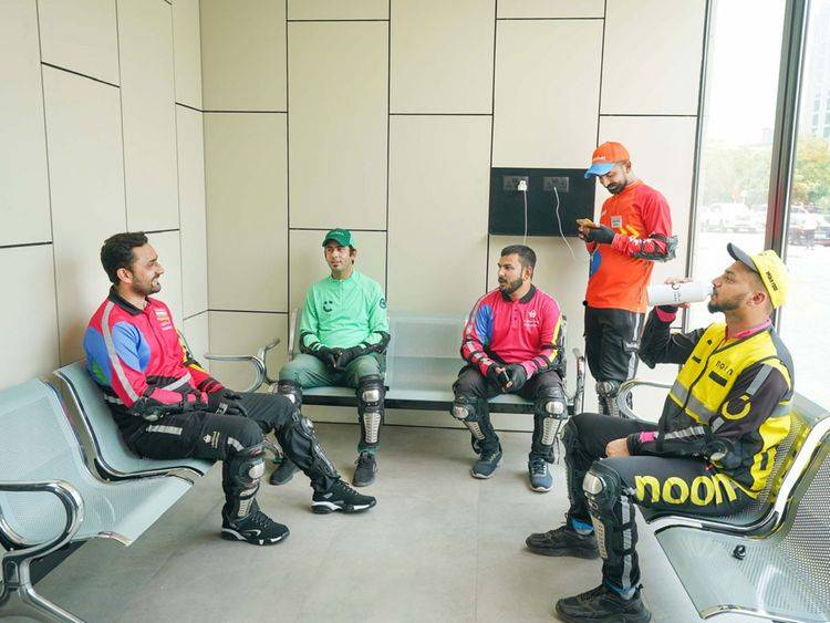 UAE: RTA constructs 20 air-conditioned rest areas for delivery riders