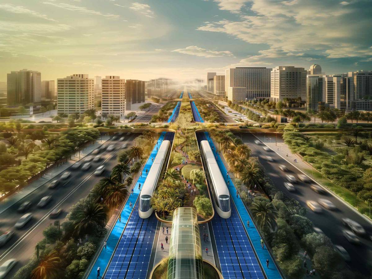 The Green Spine: A solar-powered highway may transform Dubai's urban mobility