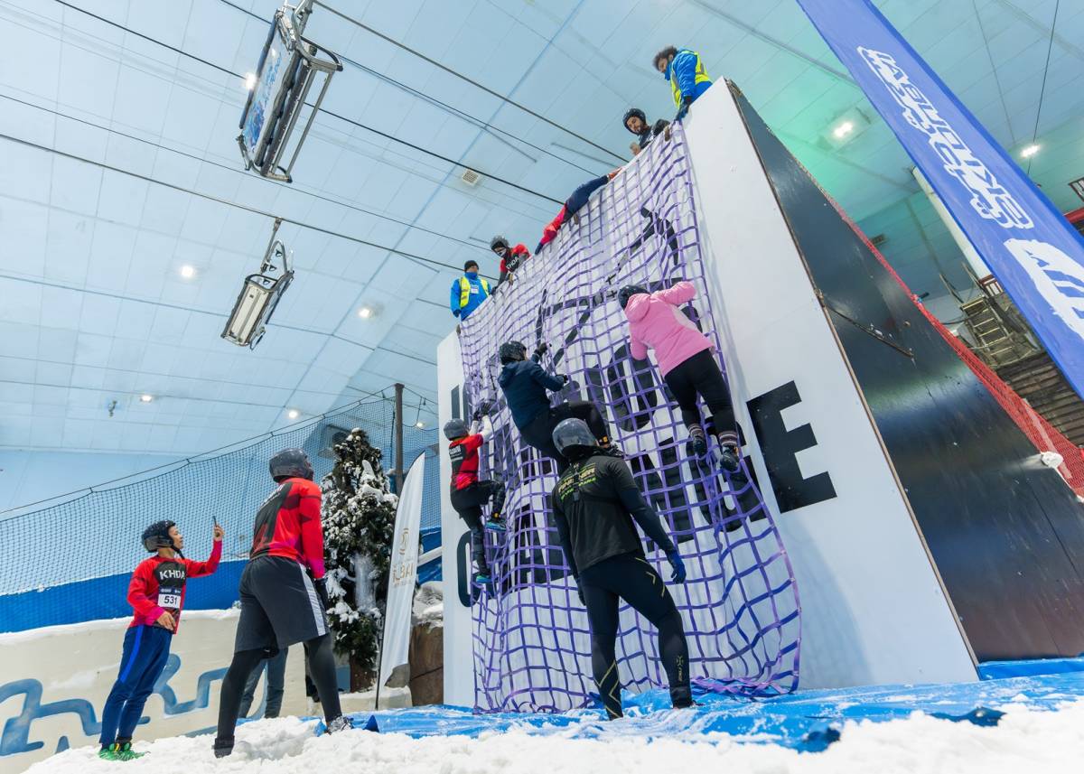 Dubai's ultimate obstacle--the ice warrior challenge is back!