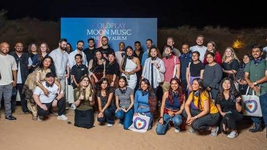 Fans flock to pre-listening event for Coldplay’s Moon Music!