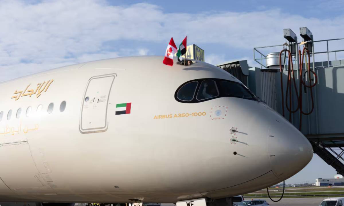 Etihad unveils A350 service to Toronto, expands Boston route