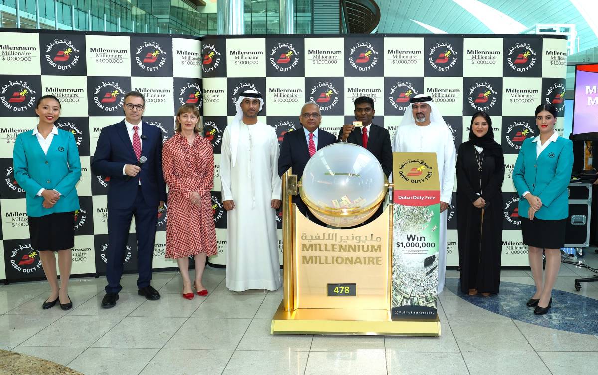 Pakistani man wins $1 million Dubai Duty Free draw