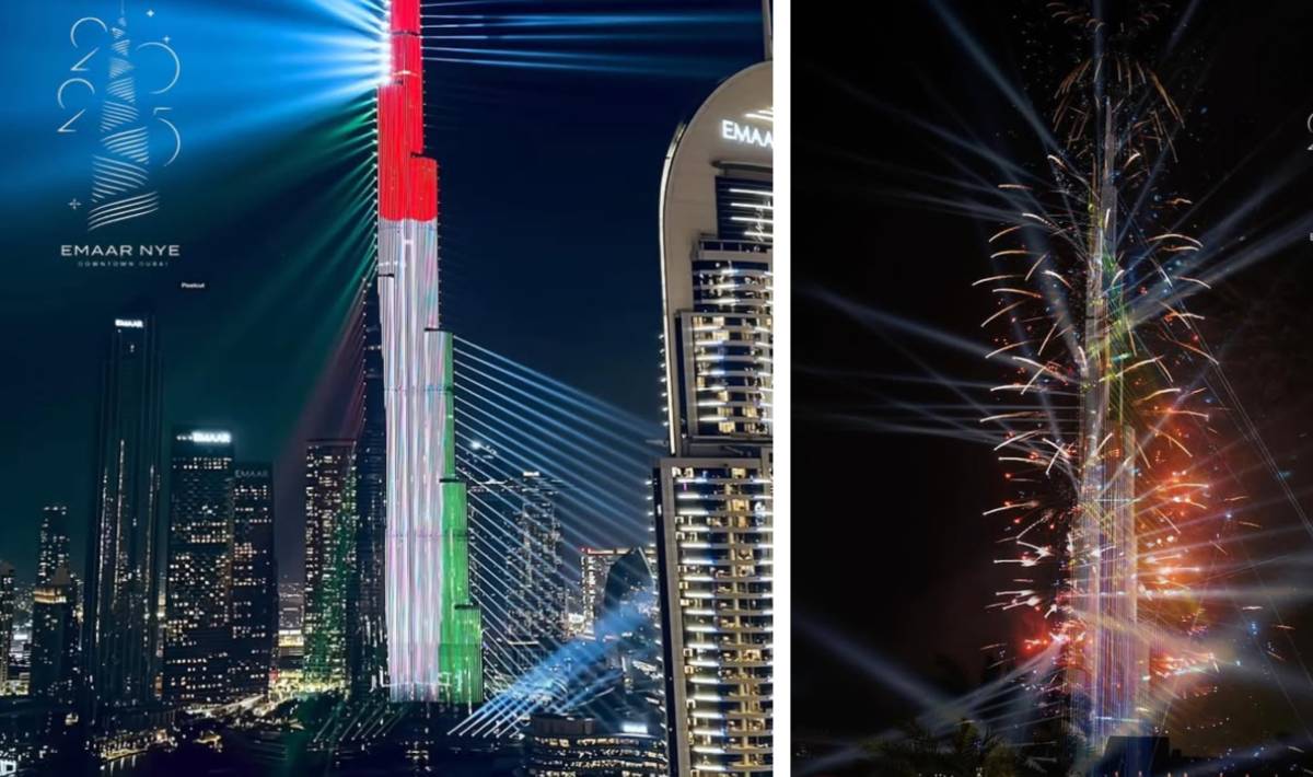 Burj Khalifa fireworks