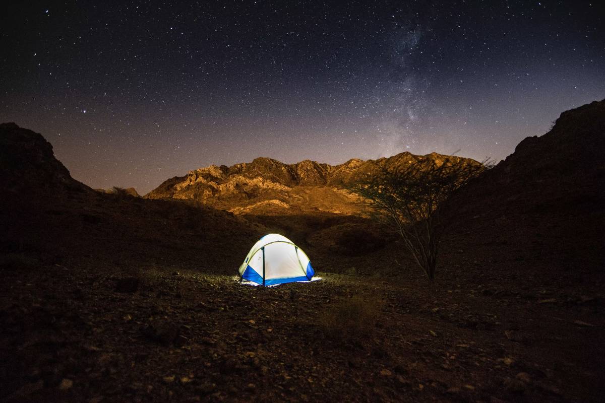 Dubai camping permit