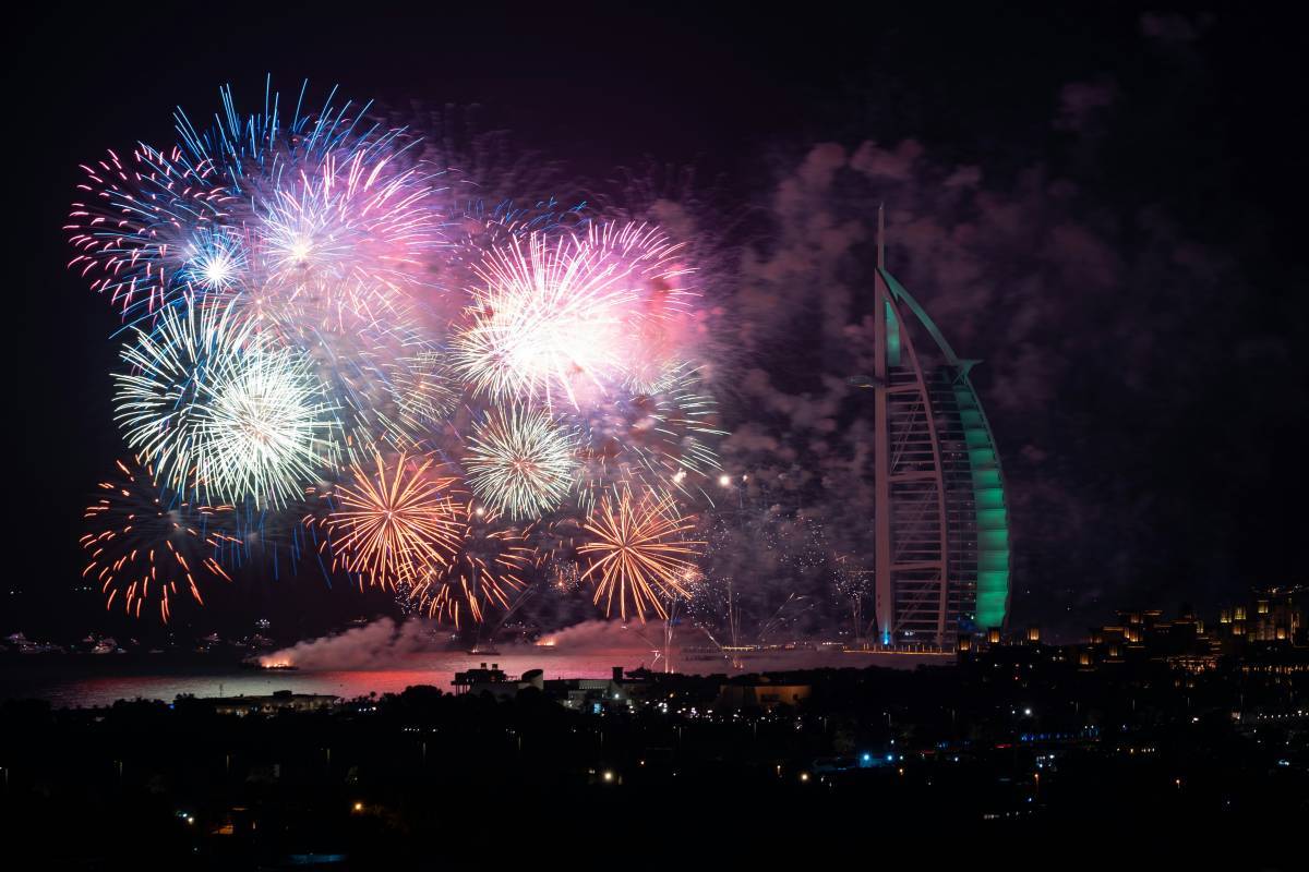 Dubai New Year Fireworks